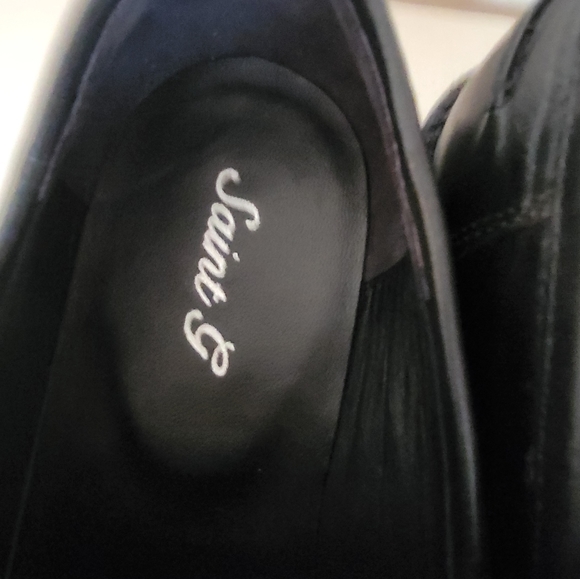 Saint G studded black loafer size 37 NWOB - Picture 4 of 7
